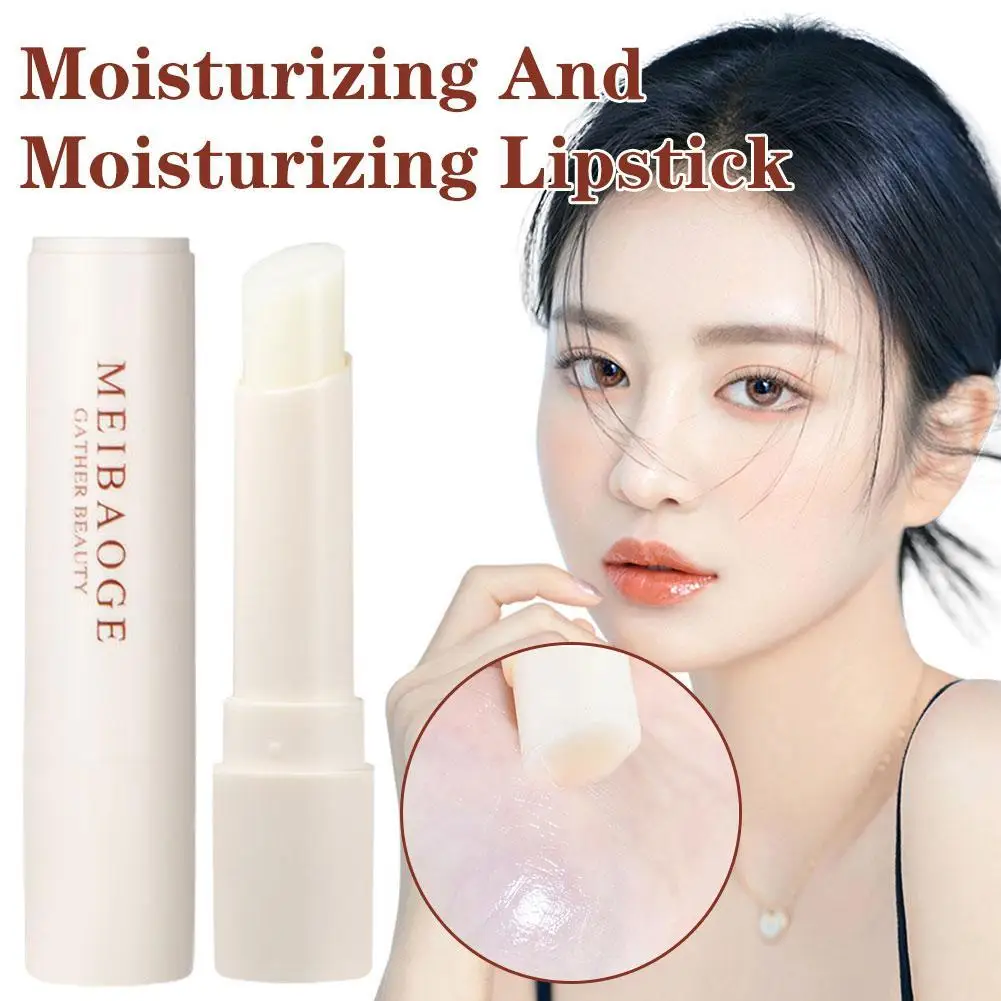 

2pcs Remove Dead Skin Lip Balm Moisturizing Anti-dry Anti-cracking Color Change Lipstick Tint Nourish Lips Care Makeup Cosmetic