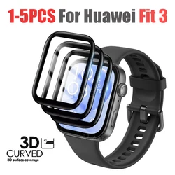 UltraHD Full Coverage Anti - Scratch Screen Protector Film for Huawei Watch Fit 3 (1 - 5 Pack) (4PCS)