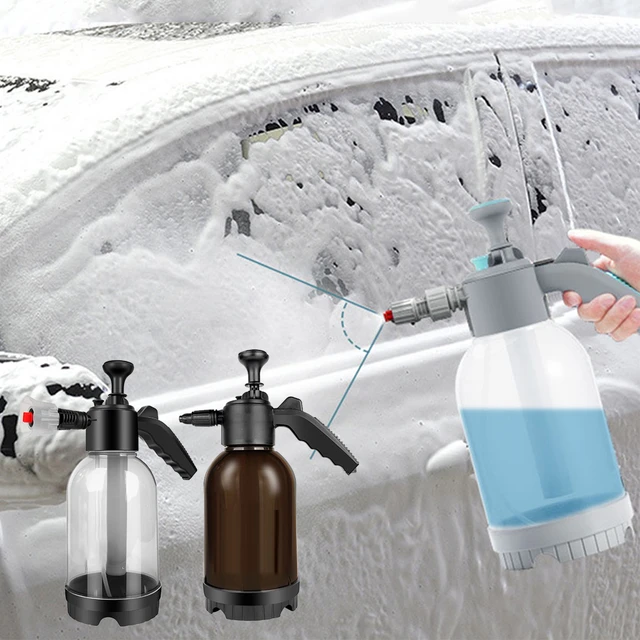 2l Hand Pump Foam Sprayer Dual-use Of Nozzle Hand Pneumatic Foam Cannon  Snow Foam Car Wash Spray Bottle Car Window Cleaning - Garden Water Guns -  AliExpress