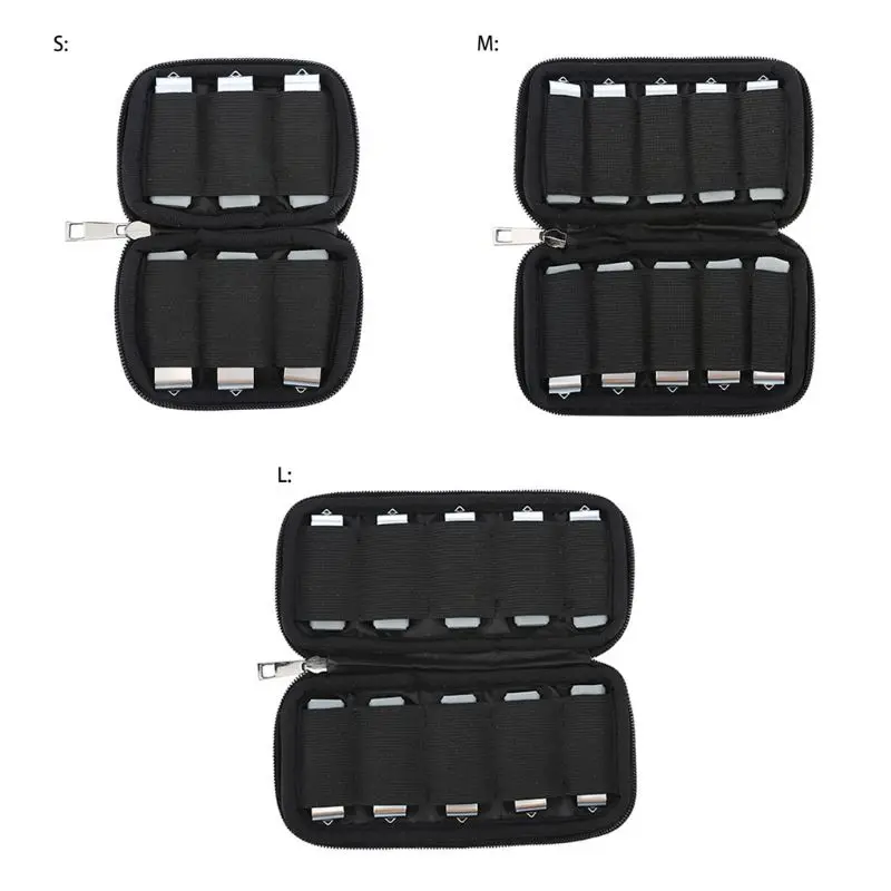 Portable Disk USB Drives for Case Shockproof Travel Protective Storage Bag 6/10 Slots