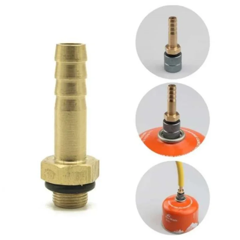 Outdoor Furnace Gas Adapter, Household Gas Tank, Flat Gas Tank Liquefied Gas Tank, Metal Conversion Connector