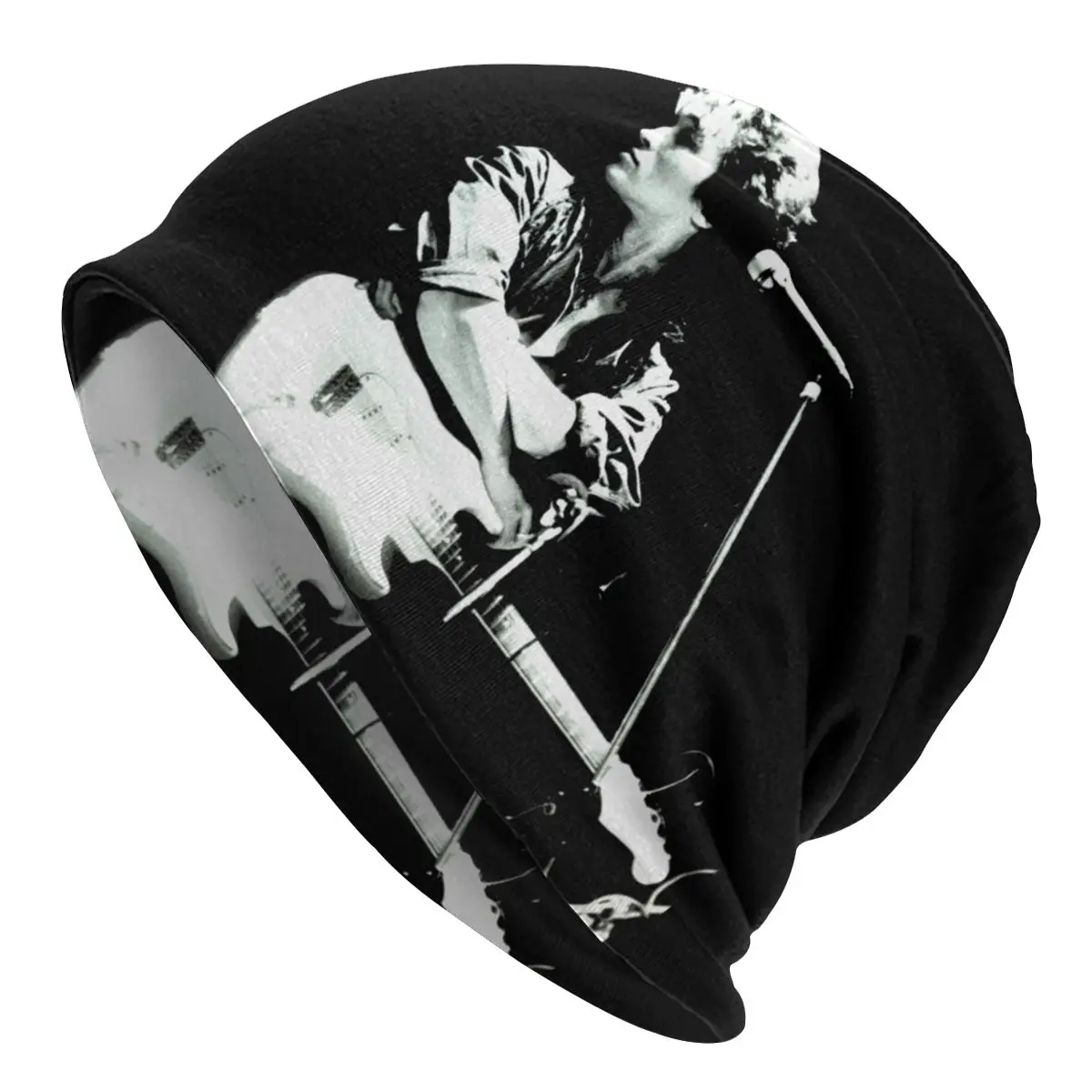 

Viktor Tsoi Beanie Bonnet Knitted Hat Men Women Fashion Unisex Russia Music Rock Winter Warm Skullies Beanies Cap