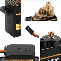 1-4PCS Emax ES08MA II Servo Motor SCX24 Servo 12g 15T Mini Metal Gear Servo for Axial SCX24 90081 Axi00006 Axi00002 Upgrades - Image 5