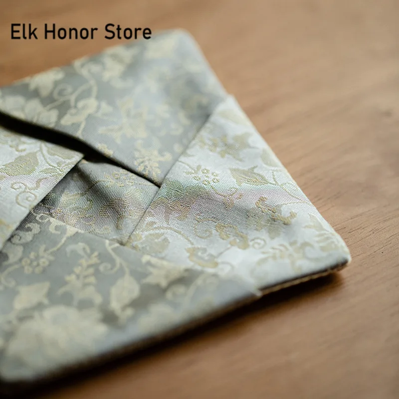 Boutique Woven Cotton Small Floral Cover Bowl Lid Protective Jacket Teapot Cover Small Teaware Storage Bag Tea Hoppocket teapot insulation cover,tea storage bags