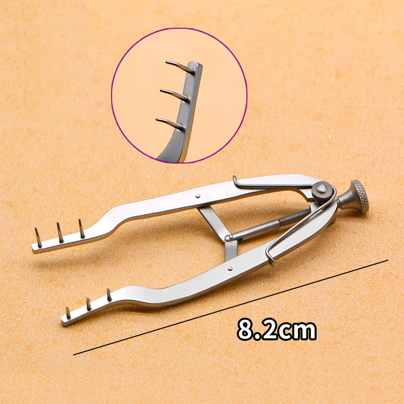 Lacrimal sac traction device surgical instrument lacrimal sac surgery hook 3*3 teeth adjustable American 3*4 traction opener