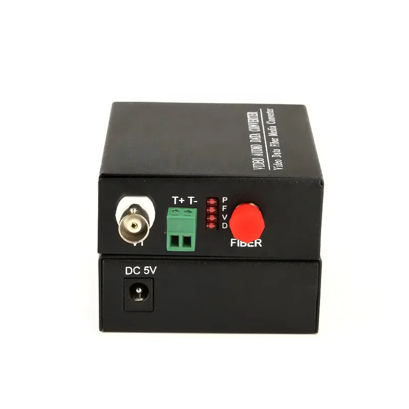 RJ45에서 BNC 비디오 변환기 1쌍 단일 모드 1채널 리턴 데이터 비디오 이더넷 변환기