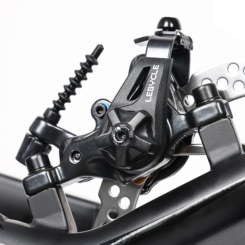 Freni MTB Bicicletta Doppio Pistone Trasmissione Pinza Freno A Disco 160mm - immagine 3