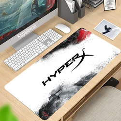 HyperX – tapis de souris de grande taille, avec dégradé et bordure de verrouillage pour clavier de bureau, en caoutchouc, lavable et créatif 