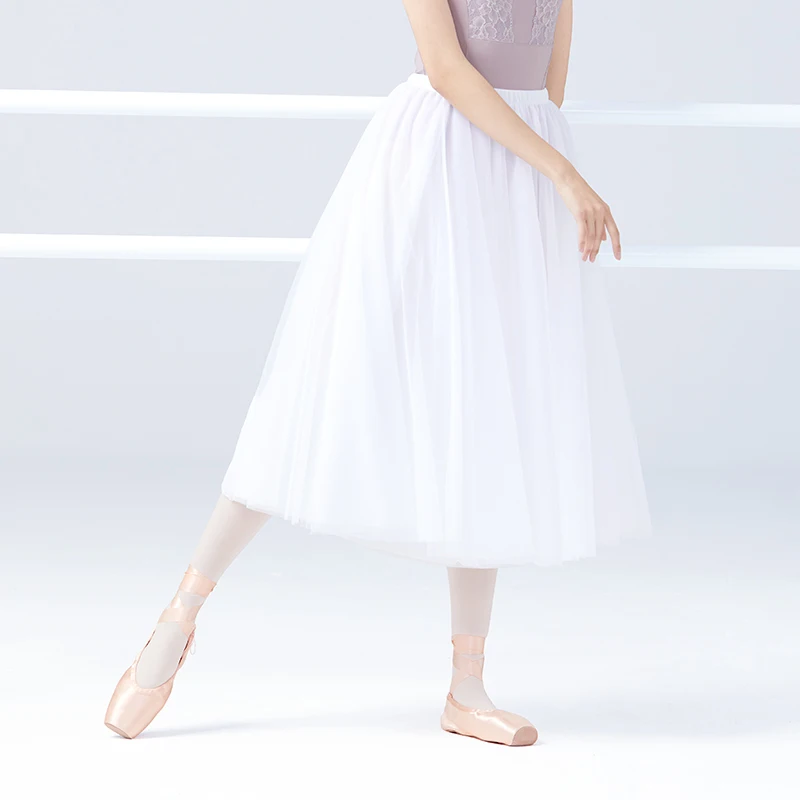 Long White Skirt Women White Polyester Skirt Ballet Skirt Womens Ballet Skirt Woman