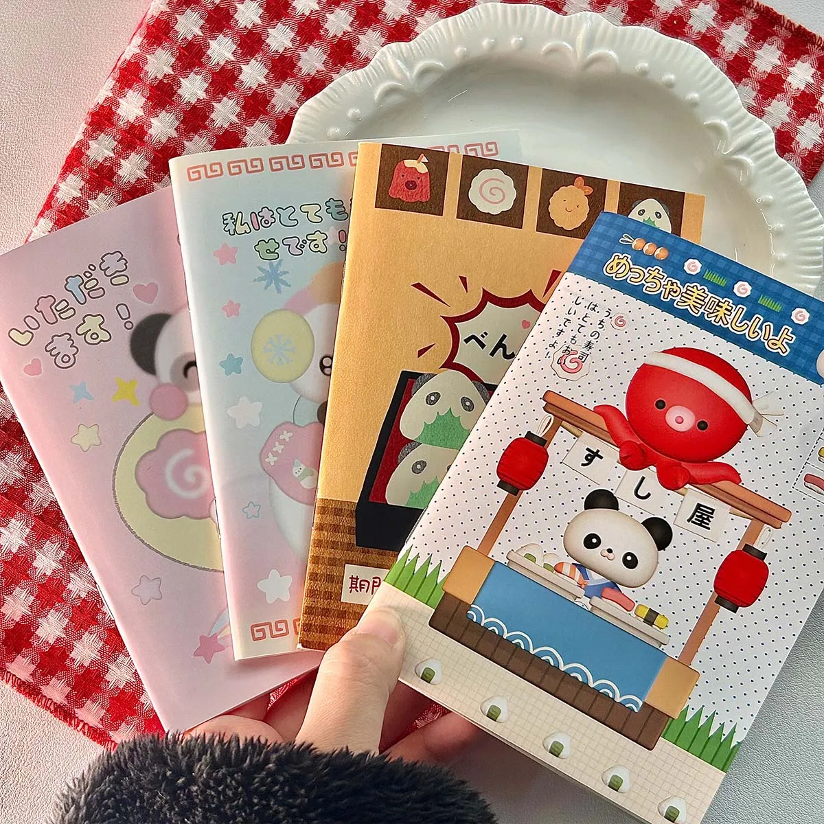 A6 Portable Journal Notebook Slim Japanese Vintage Diary Planner For Daily Use