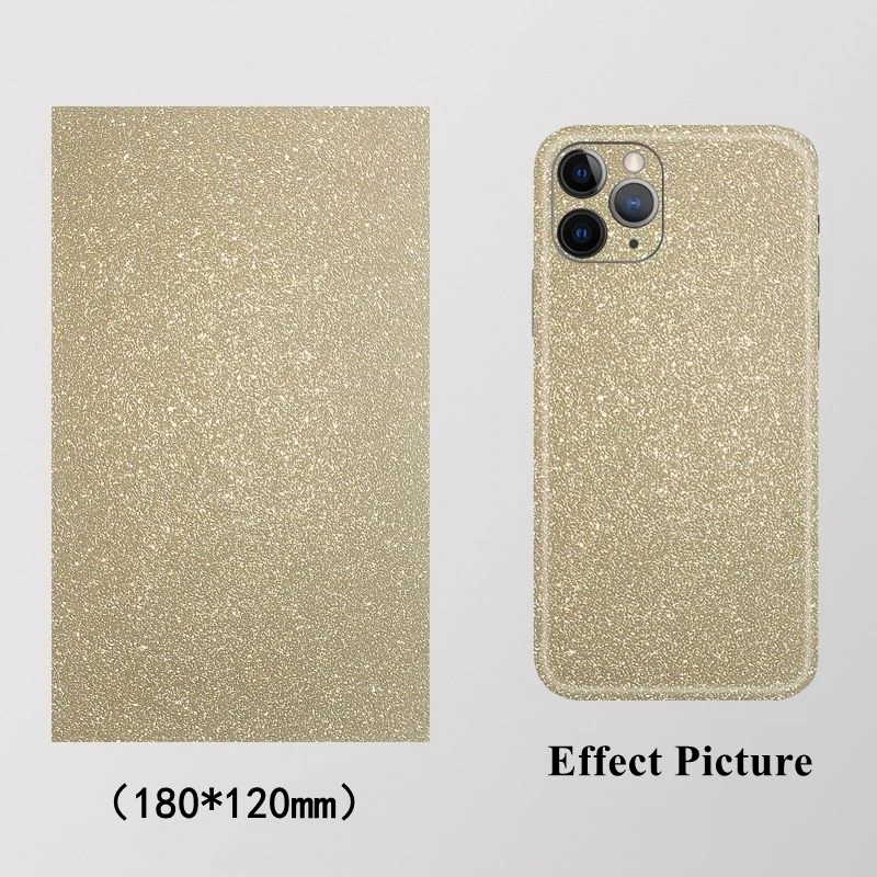 Luxury Glitter Bling Phone Stickers For iPhone Universal Decorative Film For Blade Cutting Machine Film Paster Rear Back Sticker