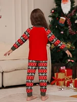 Family Christmas Pajama Sets - All - over Santa, Tree & Reindeer Prints, Cozy for Holidays 2