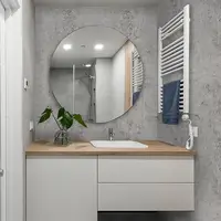 วอลเปเปอร์ติดผนังคอนกรีตสีเทา – ฟิล์มกาวในตัวกันน้ำสำหรับตู้ เคาน์เตอร์ ผนัง – คอนต้าแบบถอดได้แบบมีพื้นผิว 6