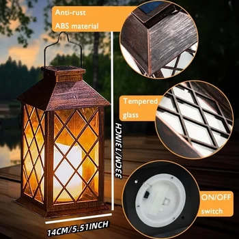 Solar Decorative Lantern – Outdoor Garden & Patio Light 2