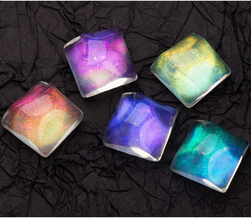 Description Picture 6 of item15ml Aurora Non Stick Hand Extension Nail Gel Polish Aurora Glitter Effect 3D Carving Manicure Semi-Permanant Nail Art Varnish