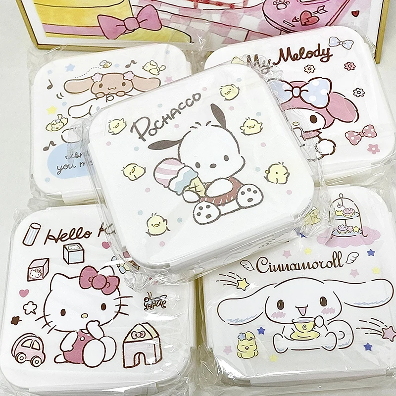 

Sanrio Kawaii Anime Hello Kitty Girly Heart My Melody Cinnamoroll Cute Cartoon Pochacco Accessory Storage Box Toys for Girls