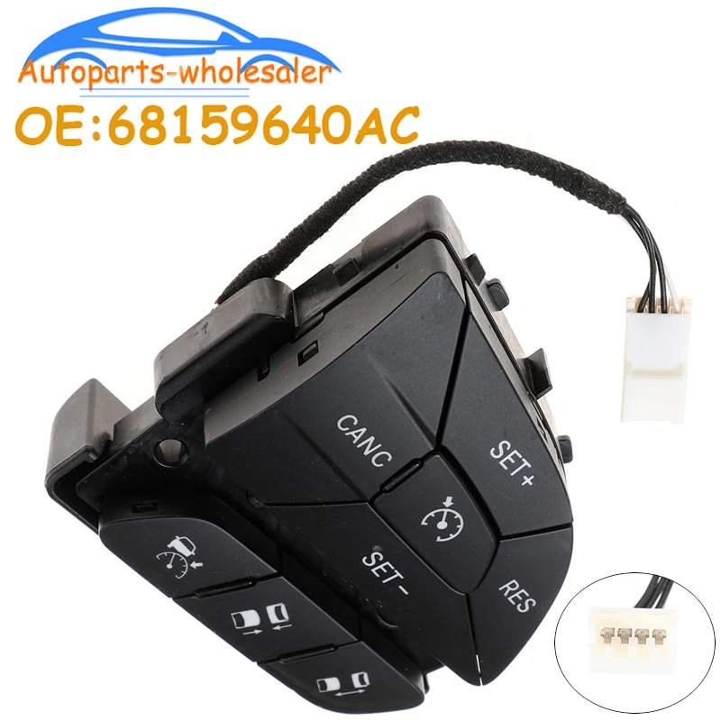 Steering Wheel Cruise Control Switch Fit For 2014-2019 Jeep Grand Cherokee
