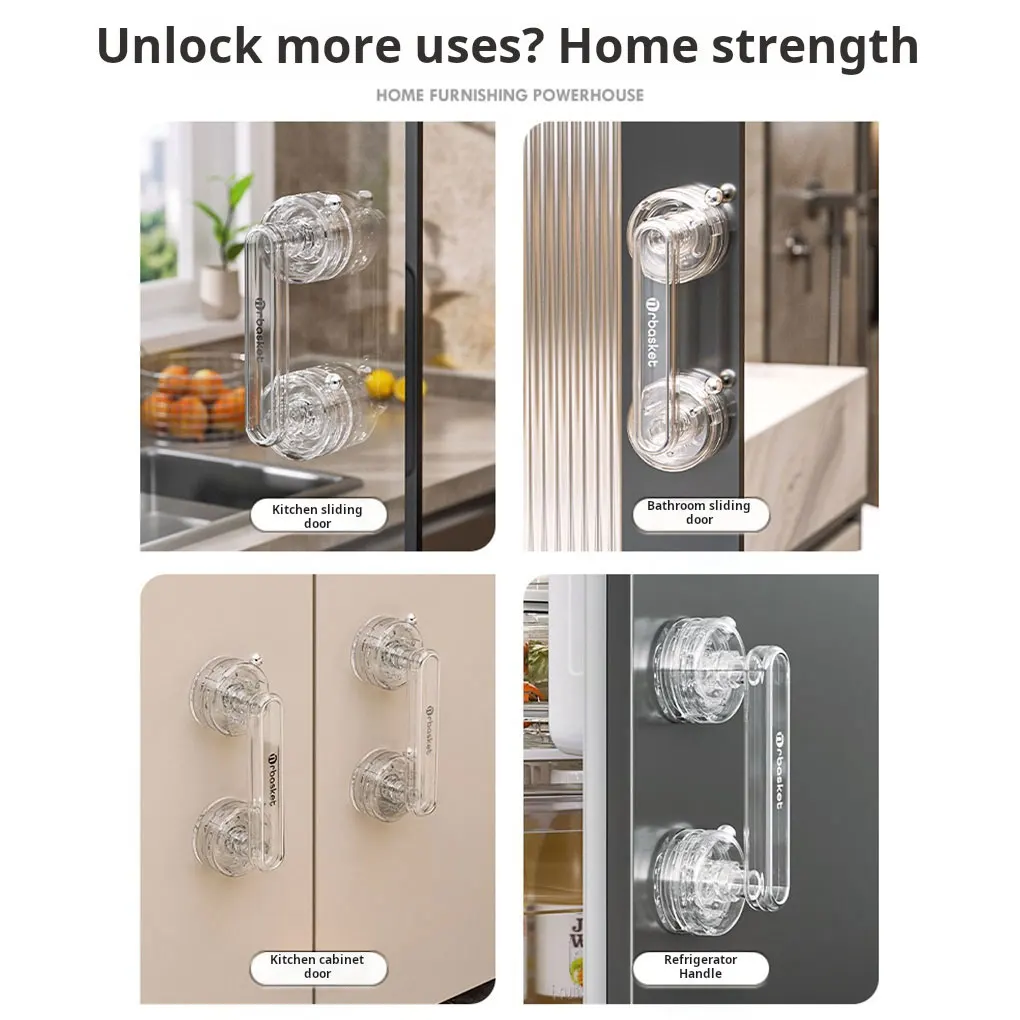 Reusable Suction Bathroom Handle