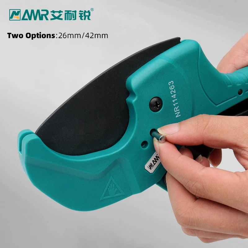 PVC pipe cutter 42mm 0-1.6" scissors tube shear PVC PU PP PE hose cutting hand tool 5