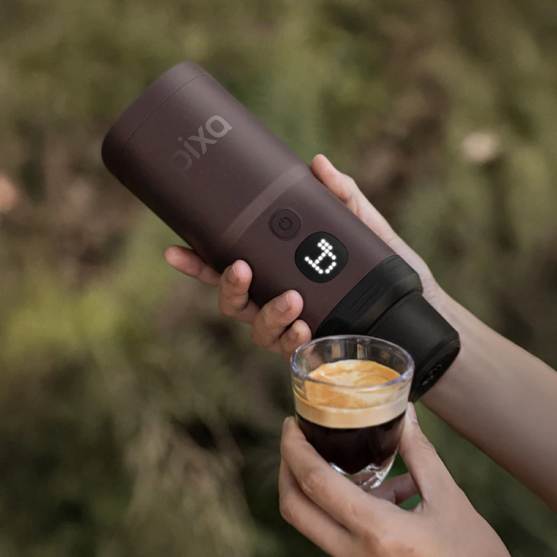 WACACO PIXAPRESSO、コーヒーマシン電気&ポータブル、挽いたコーヒー