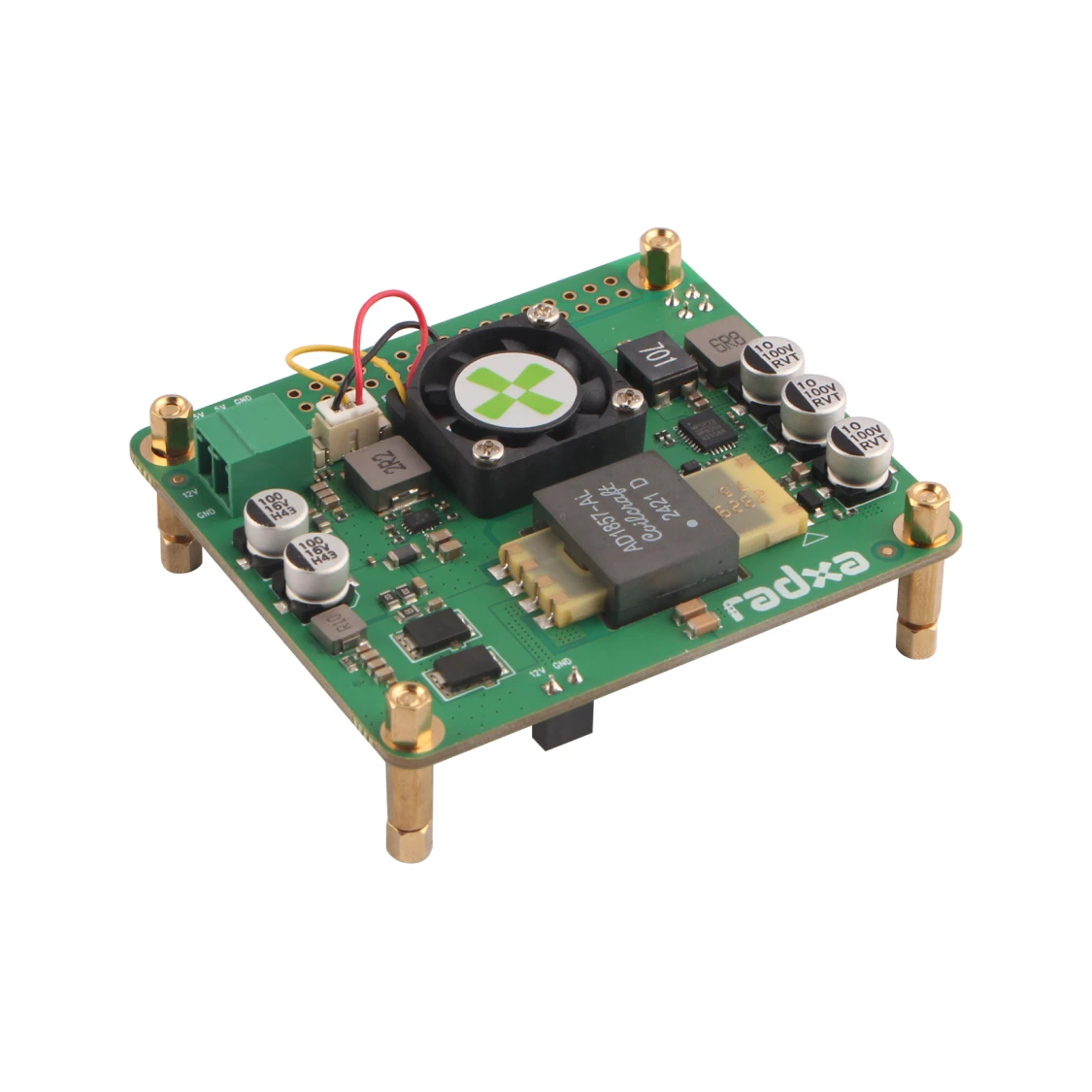 AvaCoreRadxa 25W PoE+ HAT (Radxa X4용)