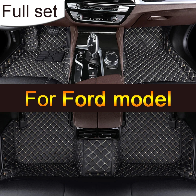 Tappetini Auto In Pelle Per Ford Mondeo Kuga Puma Focus Mk2 Focus Mk3 Focus Mk4 Focus Mk1 Fusion Ka Accessori Auto