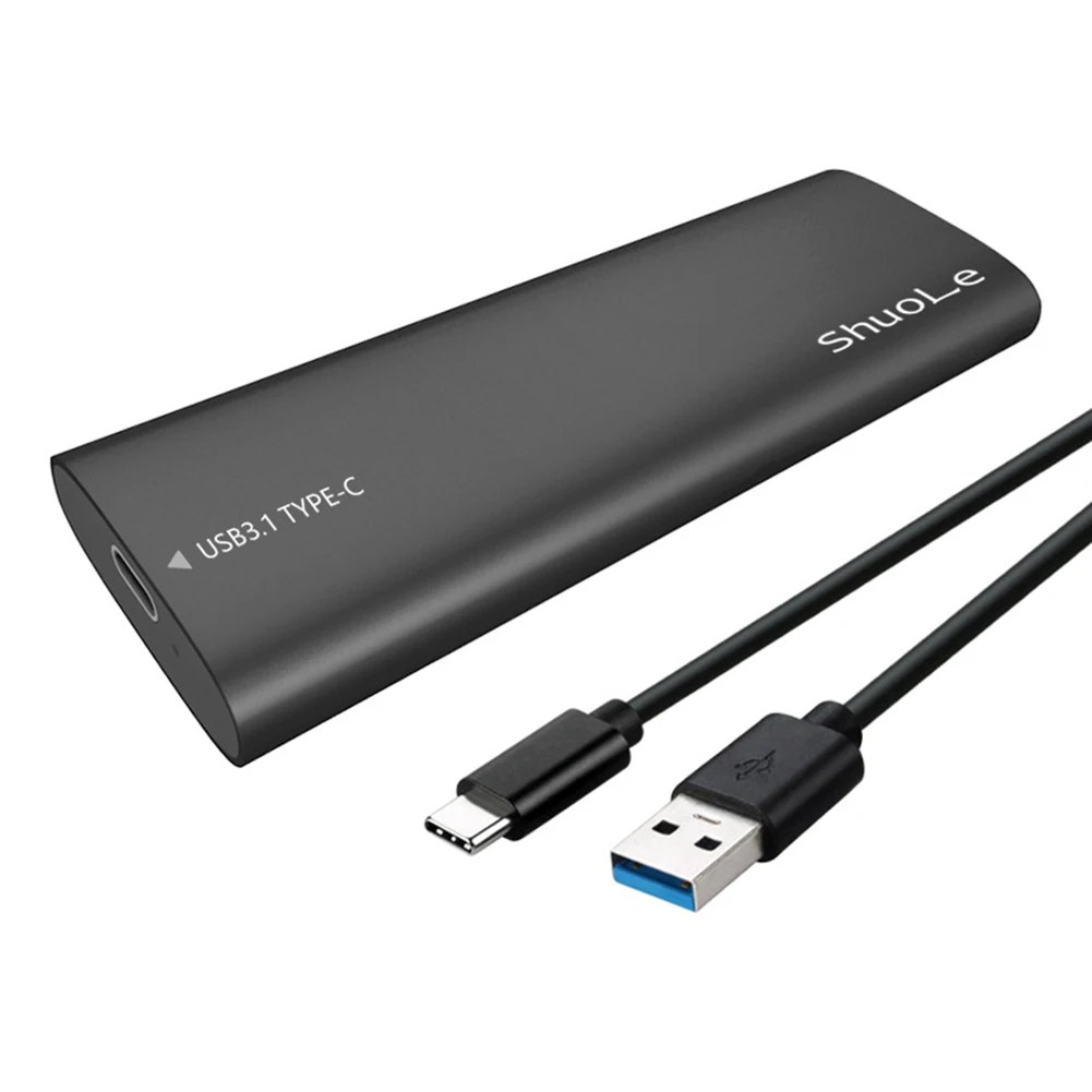 PC ƮϿ ޴  SSD ڽ, M.2 NVME NGFF M2 SSD Ŭ, NGFF SATA ϵ ũ ̽, USB3.1 C Ÿ, Gen2, 10Gbps M-Key