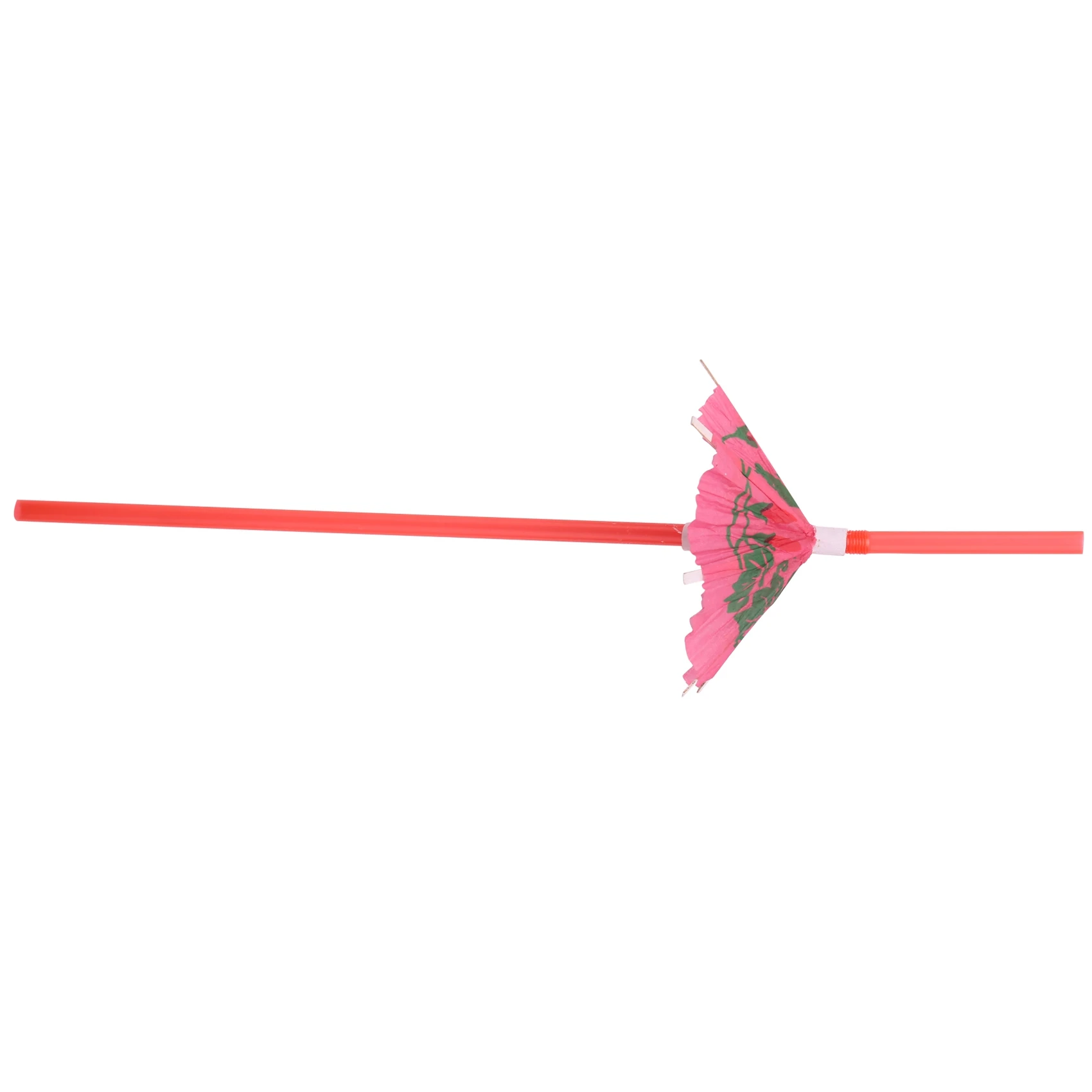 50 Umbrella Parasol Drinking Straws, Hawaiian Beach Cocktail Luau Party Decorations Supplies