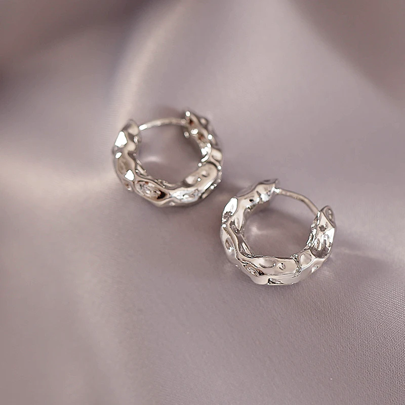 Hoop Irregular Earrings - Image 5