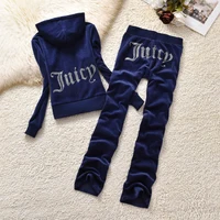 2026 Juicy Lovers marque mode automne femmes costumes de sport lettre imprimer mince survêtements décontractés col à capuche vêtement de sport 6