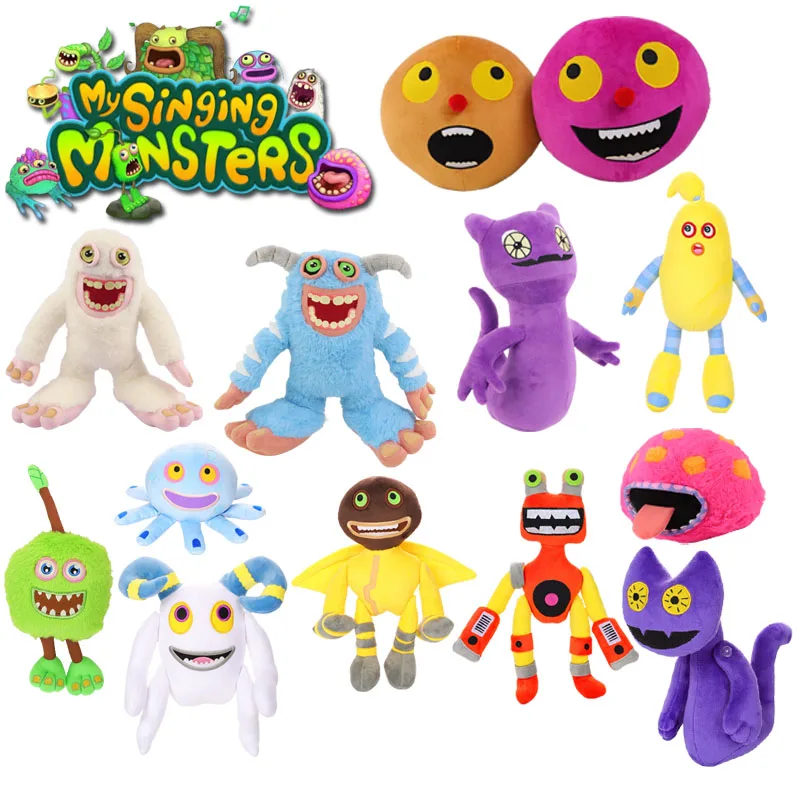 Kawaii Wubbox Plush My Singsing Monster Peluches Toy Cute Soft Cartoon Game  Stuffed Horror Game Doors Plush Doll for Kids Gift - AliExpress