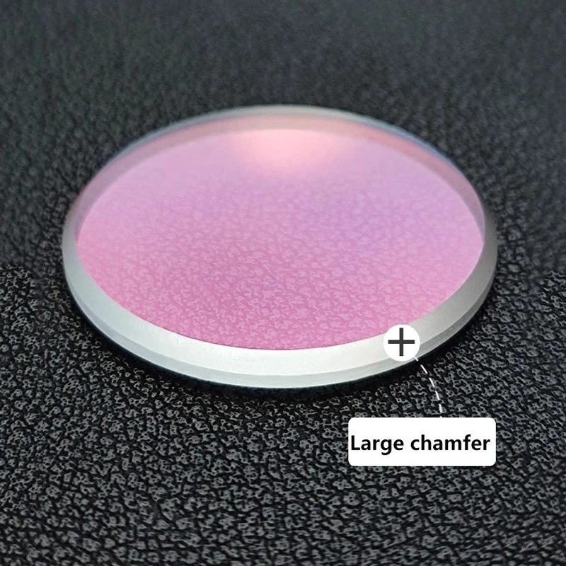 Premium Flat Mineral Glass with AR Coating – 32x2.5mm, Blue/Red/Clear Options