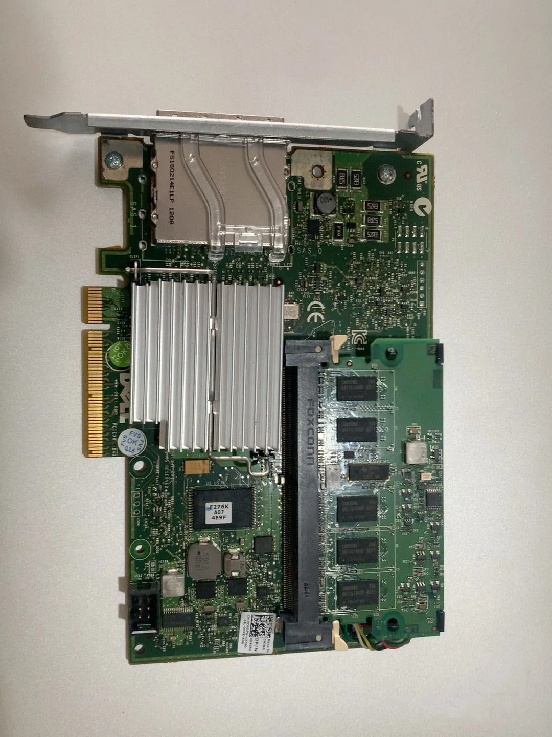 PERC H800 SAS RAID Controller w/ 512MB Cache W/1GB Cache w/ Battery Dell VVGYD 5KYFR D90PG 4 PERC H800 SAS RAID Controller w/ 512MB Cache W/1GB Cache w/ Battery Dell VVGYD 5KYFR D90PG - Image 2