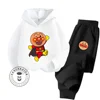 Popular Simple Anpanman Cartoon New Releases for Boys Girls Casual Wear Fun Graphics Everyday Style Fall Winter Hoodie Tracksuit 2