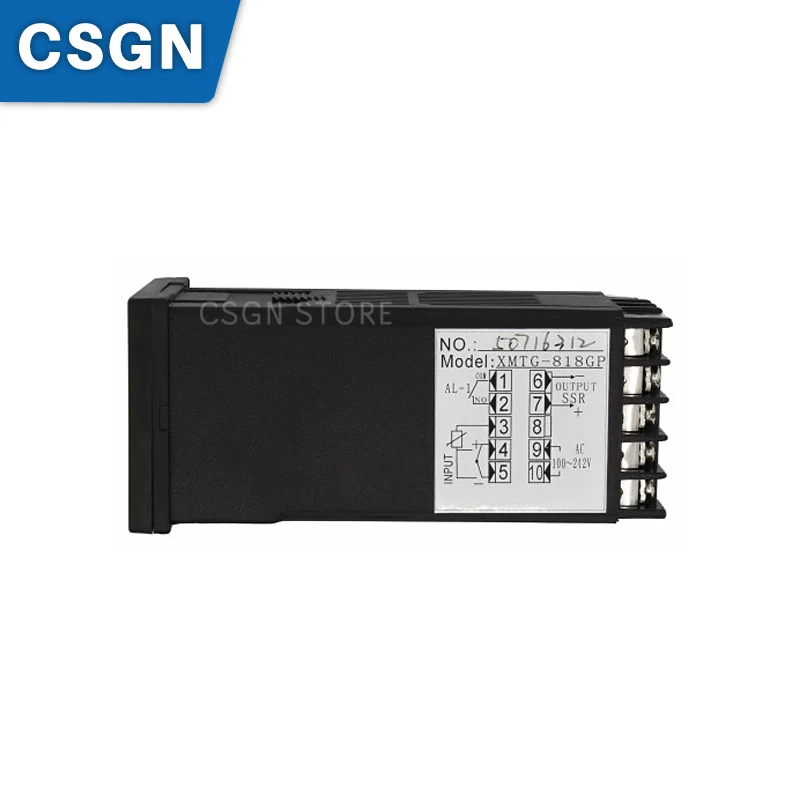 램프 소크 디지털 프로그래밍 가능 패드 온도 컨트롤러, 220V SSR 릴레이 출력, 48mm, 30 세그먼트 프로그램