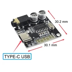 Wireless Bluetooth Audio Receiver and Amplifier Module with MP3 Lossless Playback (Type - c Usb)