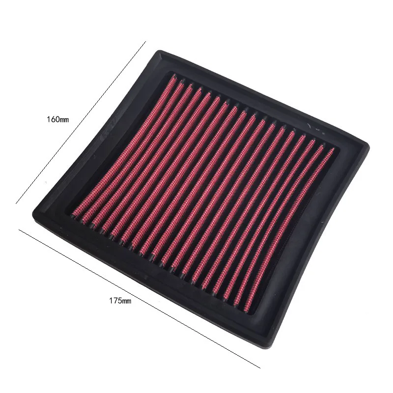 Air Intake Filter High Flow Air Filter for Nissan 370Z 3.7L V6 Gas 2009-Suzuki SX4 1.9L L4 Diesel Infiniti G37 3.7L V6 Gas