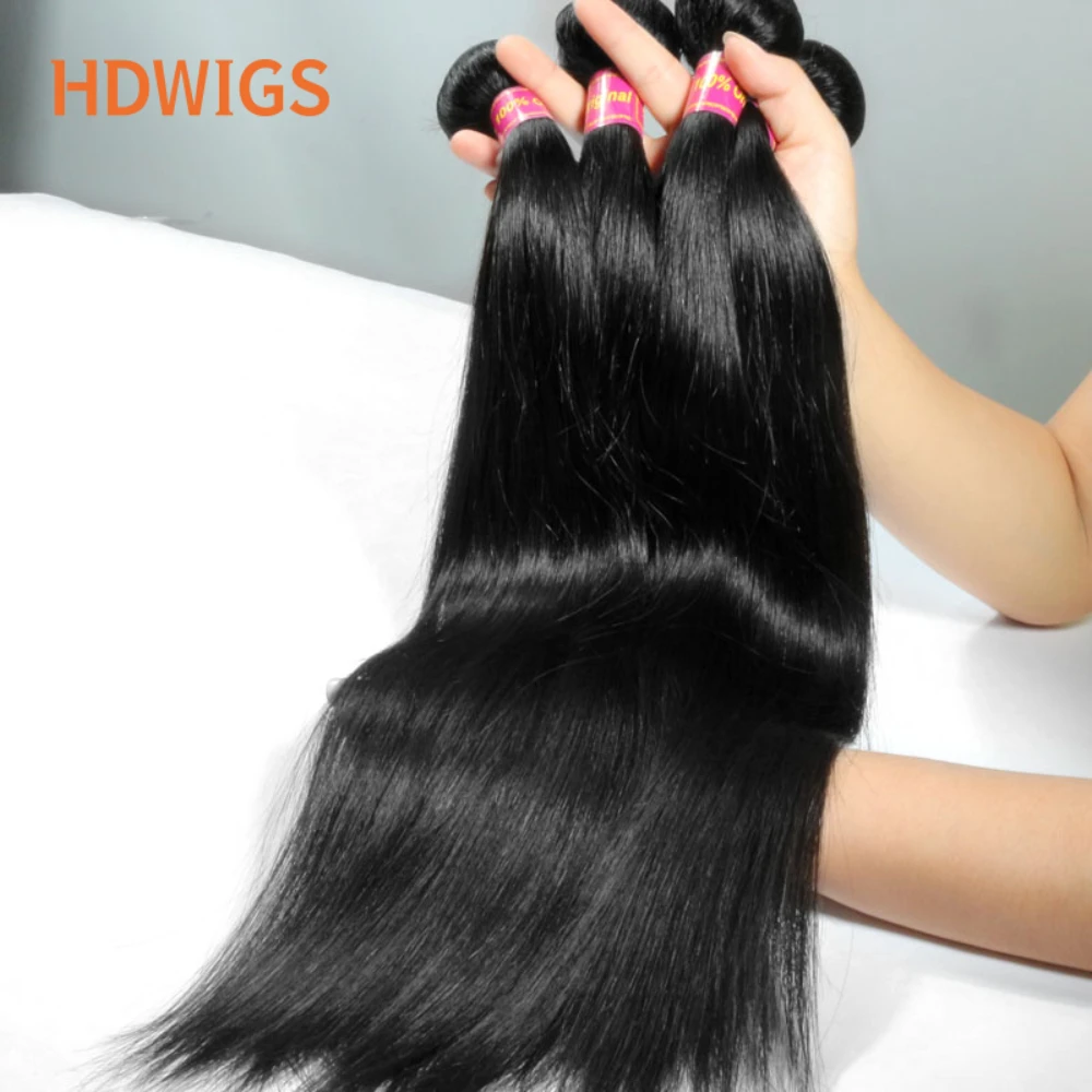 

Straight Original Human Hair Bundles 1pc European Virgin Human Hair Weft Bleached Raw Virgin Hair Weave Double Drawn Natural