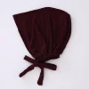 82 couleurs cravate dos sous-embouts mode femmes intérieur Hijab casquette musulmane Bonnet plaine islamique coton Spandex Jersey DEW sous-écharpe