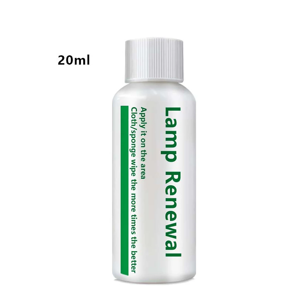 

20ML Universal Car Headlight Retreading Agent Useful Repair Fluid Auto Plastic Renovated Coating Car Light Polishing Cleaner