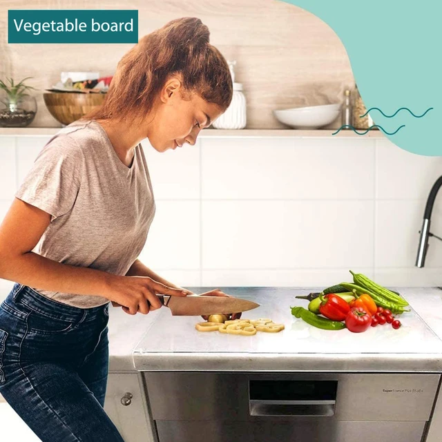 Rectangle Food Processing Board Acrylic Transparent Vegetable