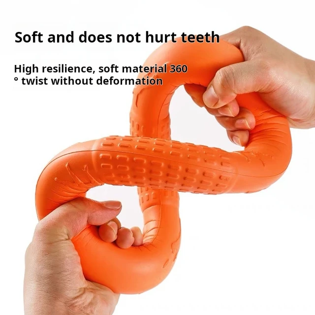 Pet Dog Toys Pet Flying Disk Training Ring Tpr Puller Anti-bite Floating Interactive Supplies Dog Toy Aggressive Chewing Dog Toy 2