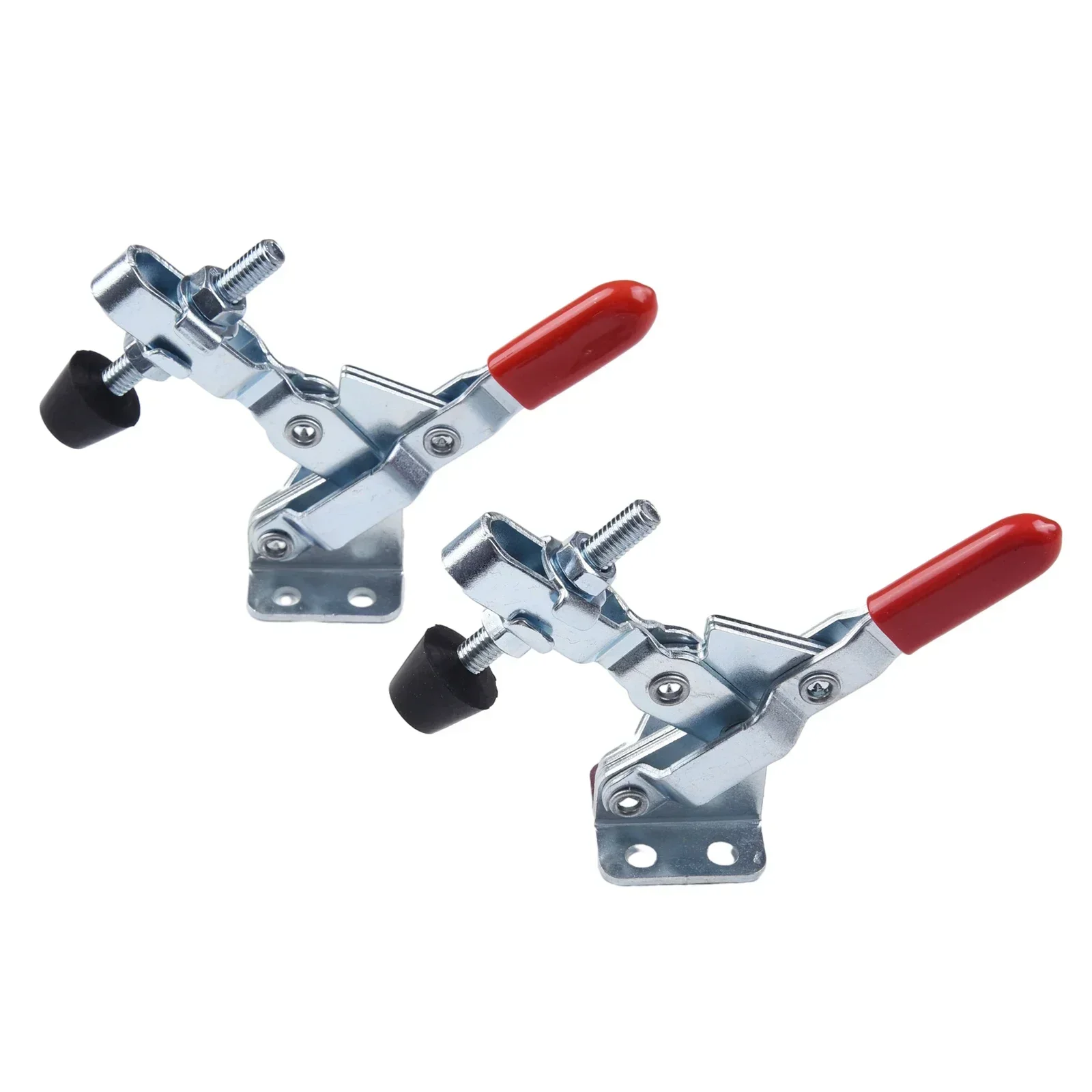 2Pcs GH-102-B Toggle Clamp Push-pull Horizontal Clamp Quick Release 100Kg Vertical Anti Slip Woodworking Assembly Welding Fixing