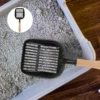 1Pcs Cat Litter Scooper Heavy-Duty Rustproof Aluminum Alloy Wooden Handle Tight Mesh Design Efficient Pet Waste Remover Comfort 2