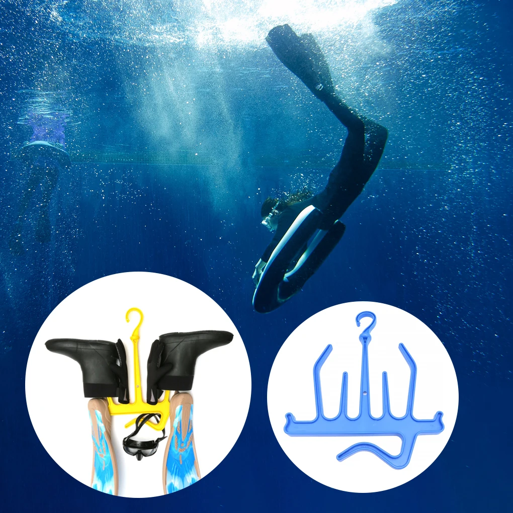Diving Hanger Plastic Wetsuit Drysuit Boots Breathing Tube Fins Drying