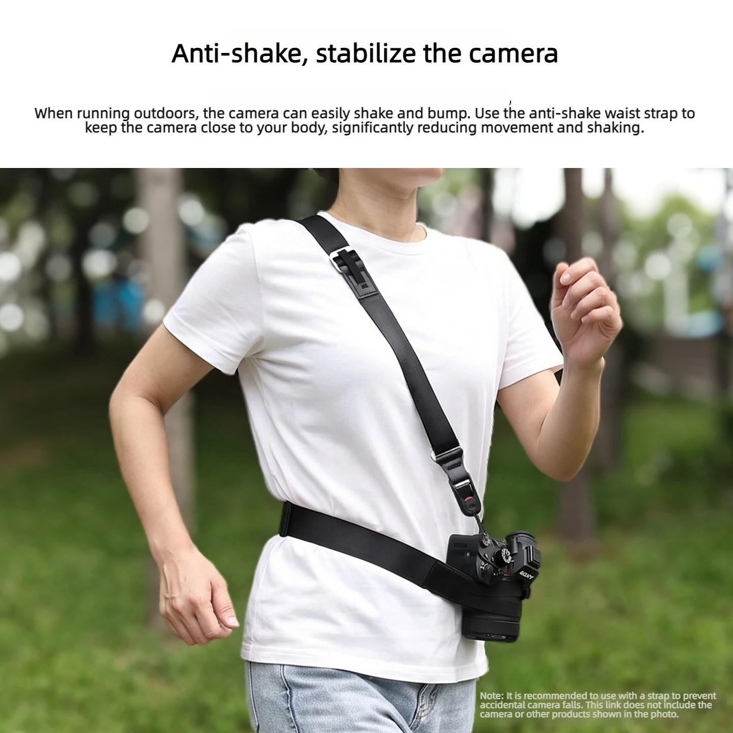 카메라 허리 스트랩 사진 벨트 야외 사이클링용 조절 가능 캐논 후지 니콘 DSLR 카메라 액세서리에 적합
