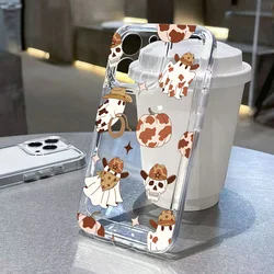 Halloween Pumpkin Ghost Cute Soft Phone Case Cover - Galaxy S25Plus (-1)