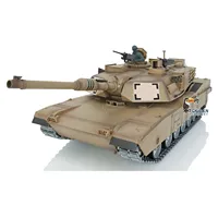 Refitted HengLong Factory 3918 M1A2 Abrams Metal Chassis Plastic Upper Hull RTR RC Tank 360 Turrent Rotating Smodking Effect TH 2
