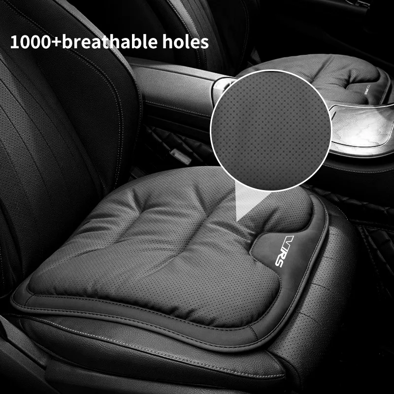 Breathable Car Seat Cover Thickened Soft Anti Slip Auto Chair Cushion Pad for Skoda VRS Emblem Mk3 Octavia Kamiq Kodiaq Karoq RS