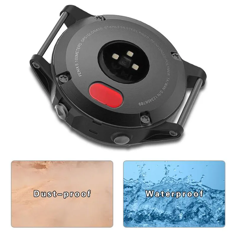 الغبار التوصيل شحن ميناء حامي غطاء ل Garmin Fenix...